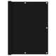 Vidaxl Balkon Bildschirm 120x600 cm Oxford Stoff schwarz