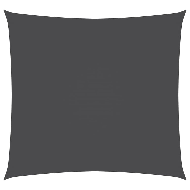 VIDAXL SUNSHADE Square 2,5 x 2,5 M Oxford Stoffanthrazit -gelöscht
