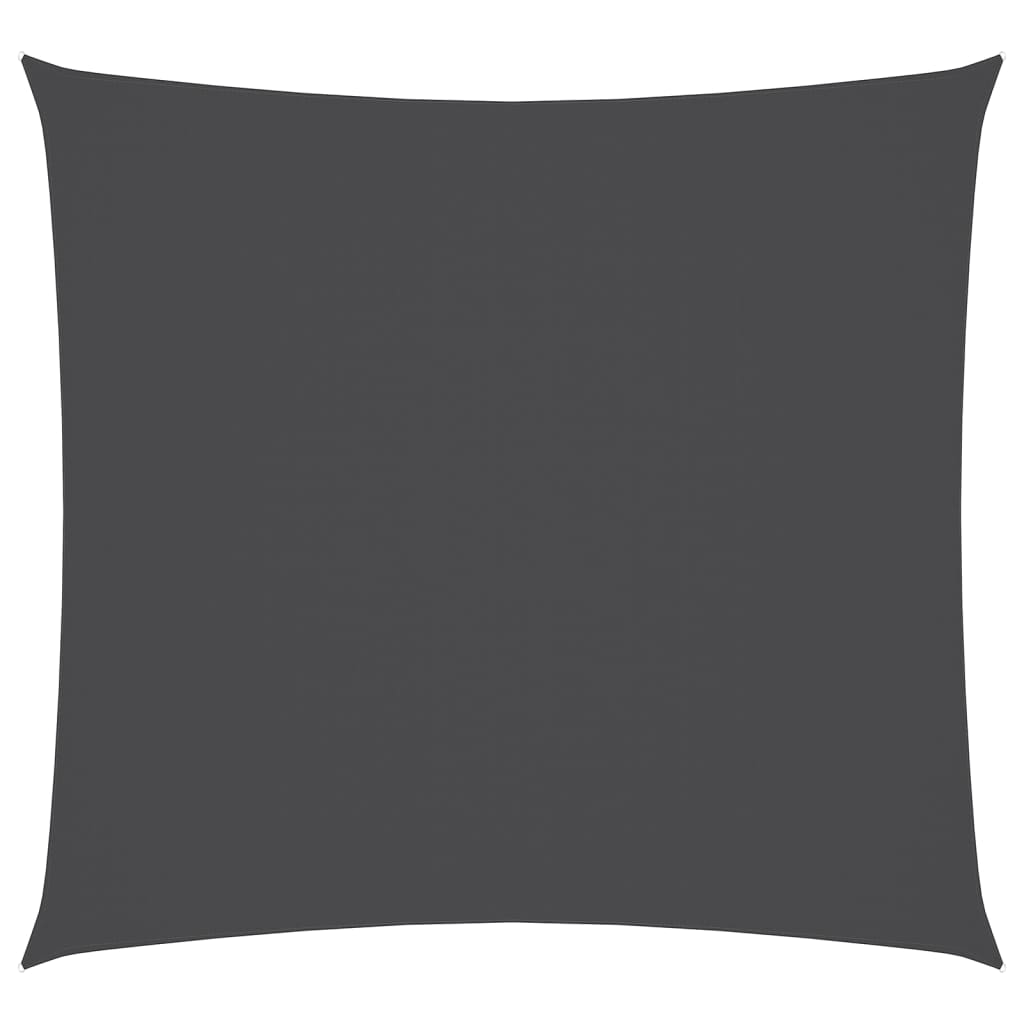 Vidaxl Markise quadratisch 6x6 m Oxford-Stoff anthrazit