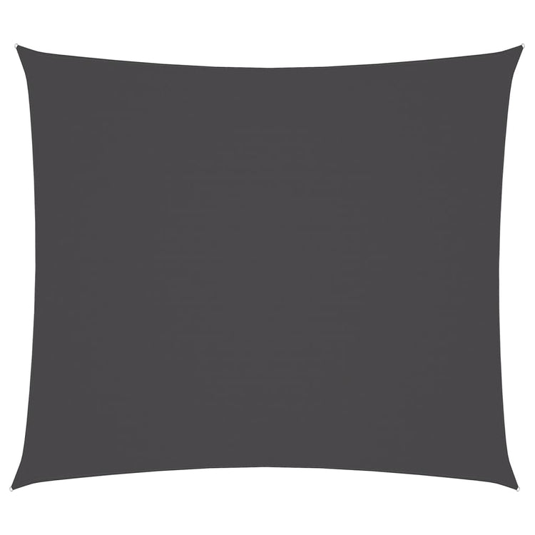 VIDAXL Sunshade Rechteck 2x2,5 M Oxford Stoffanthrazit -gelöscht