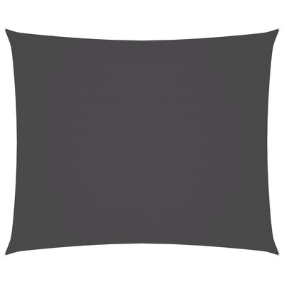 VIDAXL Sunshade Rechteckige 2x3 M Oxford -Stoffanthrazit -geläutet