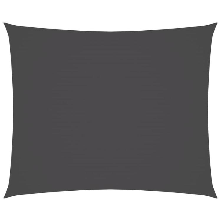 VIDAXL Sunshade Rechteckige 2x3 M Oxford -Stoffanthrazit -geläutet