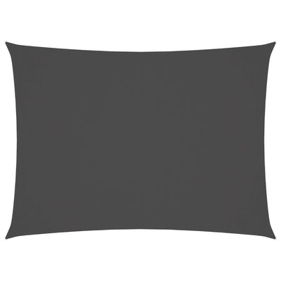VIDAXL Sunshade Rechteck 2x3,5 M Oxford -Stoff -Anthrazit -geläutet
