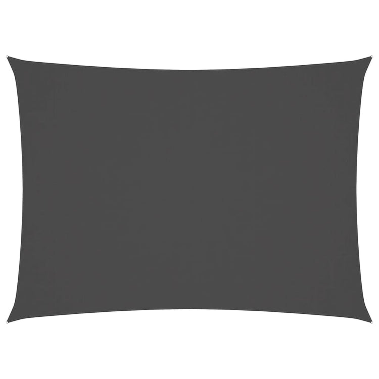 VIDAXL Sunshade Rechteck 2x3,5 M Oxford -Stoff -Anthrazit -geläutet