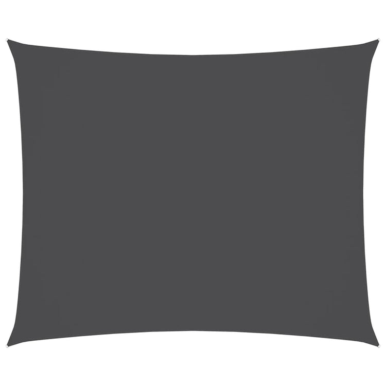 Vidaxl Sunshade Rechteck 2,5 x 3,5 M Oxford Stoffanthrazit -geläutet