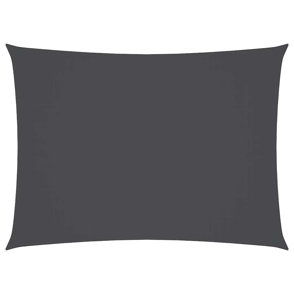 VIDAXL Sunshade Rechteck 2,5 x 4 M Oxford -Stoff -Anthrazit -gelenkt