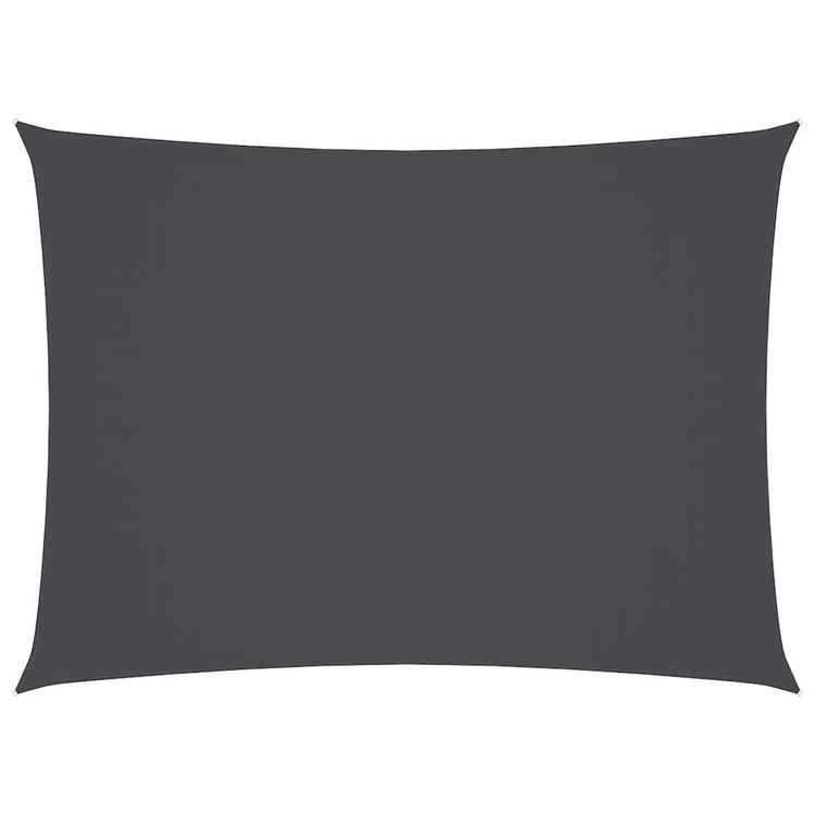 VIDAXL Sunshade Rechteck 2,5 x 4 M Oxford -Stoff -Anthrazit -gelenkt