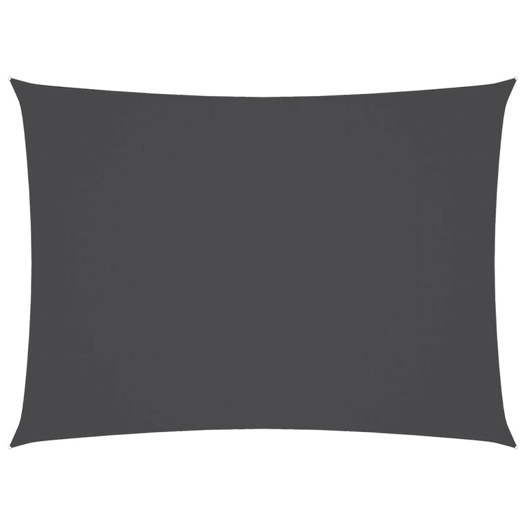 VIDAXL Sunshade Rechteck 2,5 x 4,5 M Oxford Stoffanthrazit -geläutet