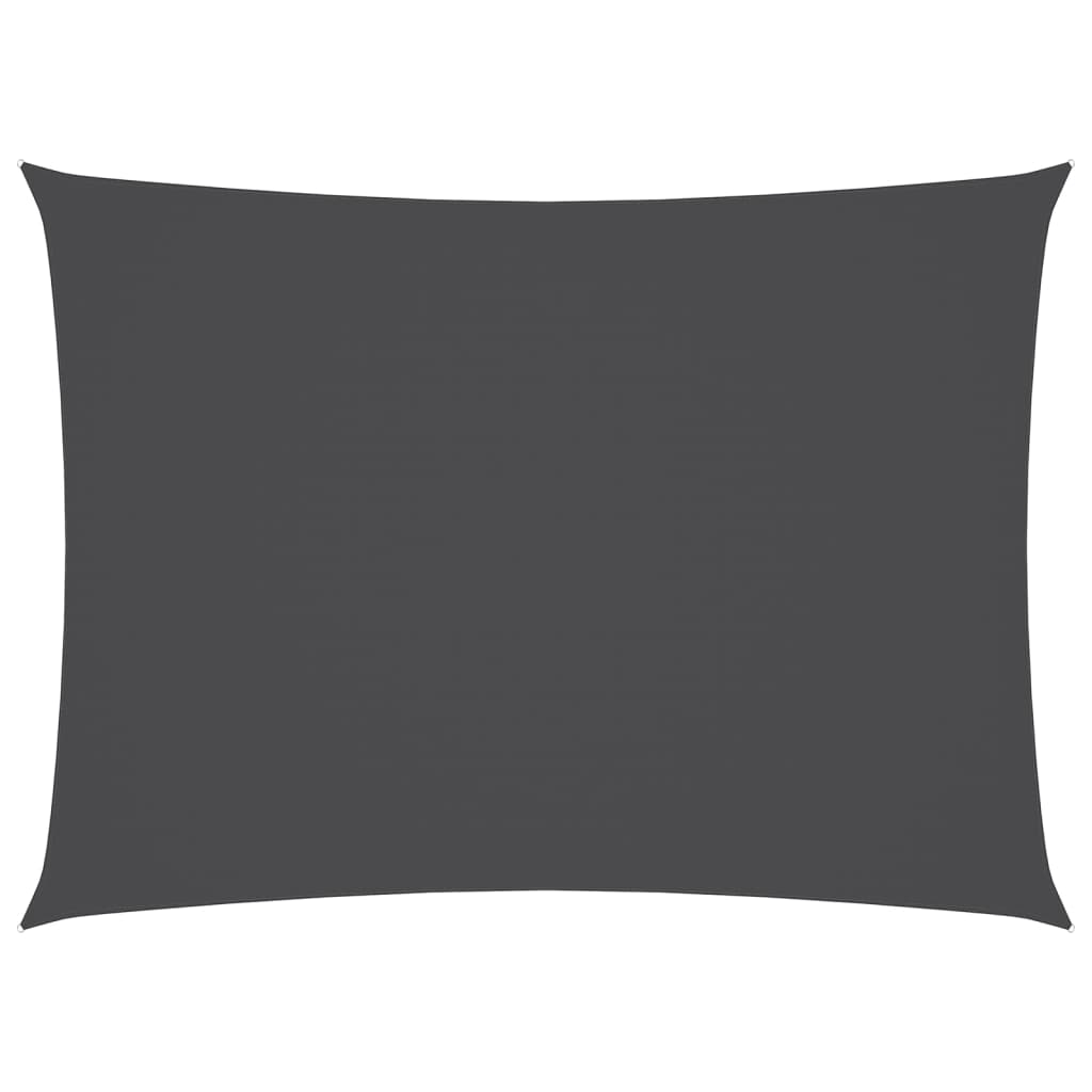 VIDAXL Sunshade Rechteck 3x4,5 M Oxford Stoffanthrazit -gelenkt