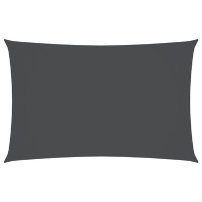 VIDAXL Sunshade Rechteck 3,5 x 5 M. Oxford -Stoff -Anthrazit -geläutet