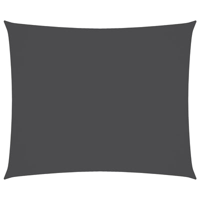 VIDAXL Sunshade Rechteckige 4x5 M Oxford -Stoffanthrazit -geläutet