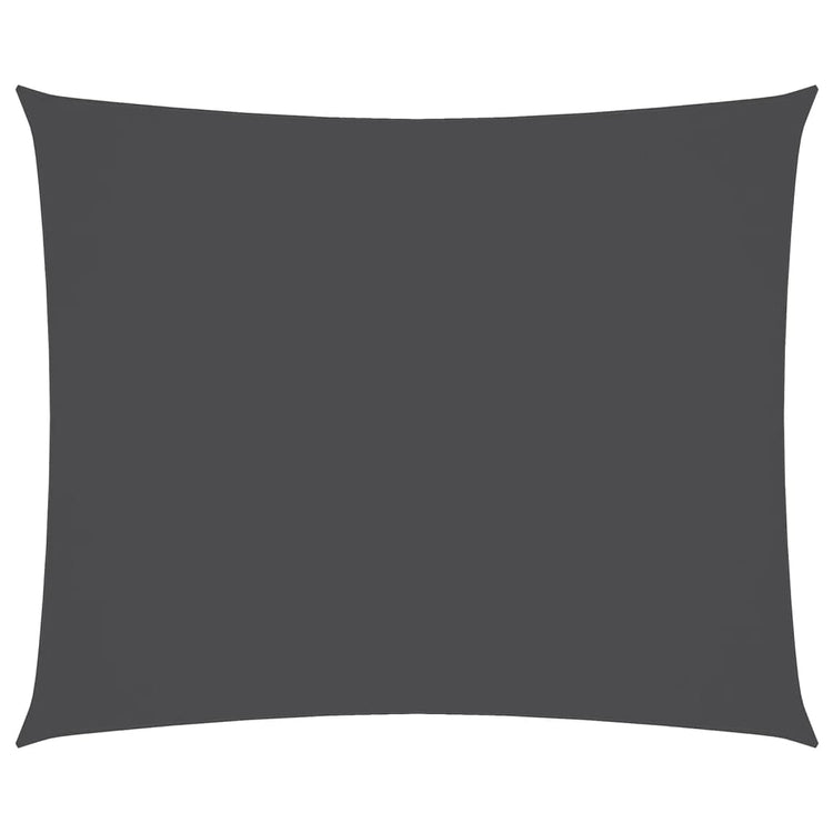 VIDAXL Sunshade Rechteckige 4x5 M Oxford -Stoffanthrazit -geläutet