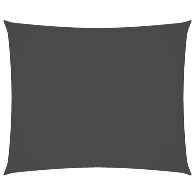 Vidaxl Sonnenschatten Rechteckig 5x6 M Oxford Stoffanthrazit -gelenkt