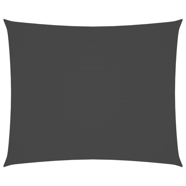 VIDAXL Sunshade Rechteckige 6x7 M Oxford -Stoffanthrazit -gelenkt