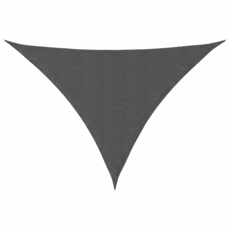 Vidaxl Sunchade Triangular 3,5x3,5x4,9 M Oxford Stoff -Anthrazitfarbe
