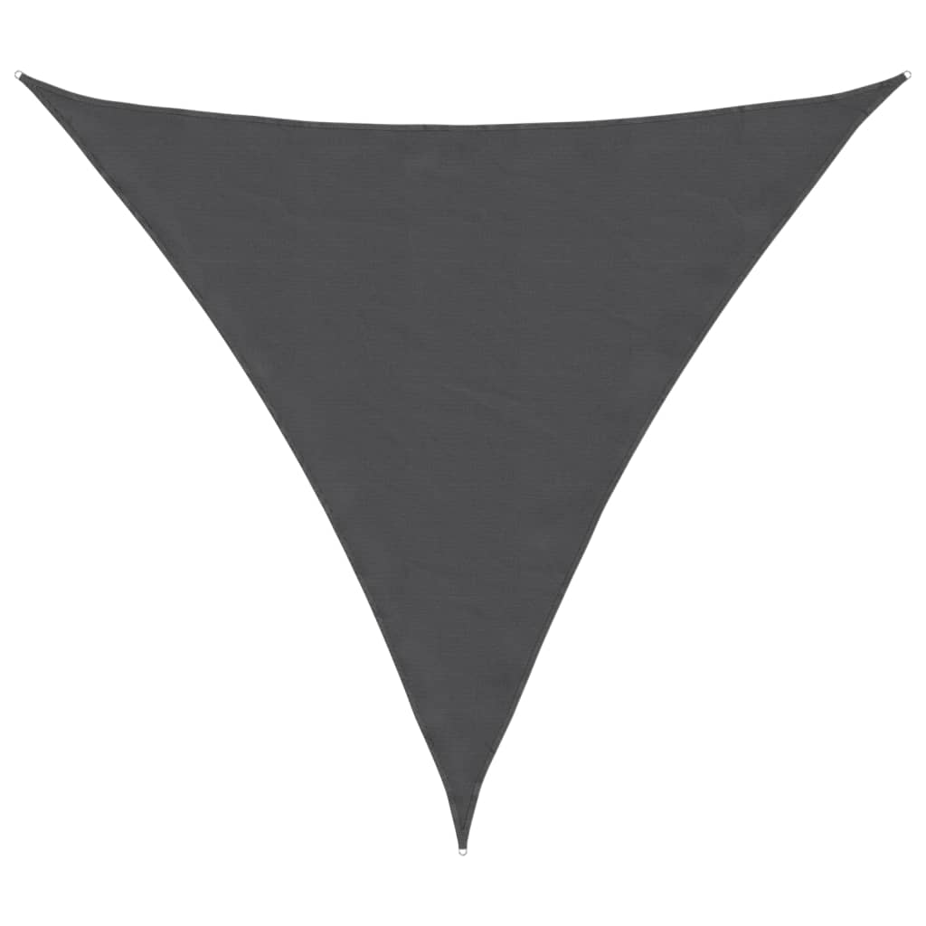 Vidaxl Sunshade Triangular 4x4x4 M Oxford Stoffanthrazit -gelöscht