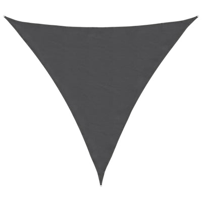 Vidaxl Sunshade Triangular 4x4x4 M Oxford Stoffanthrazit -gelöscht