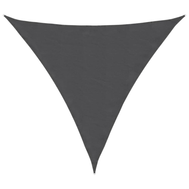 Vidaxl Sunshade Triangular 4x4x4 M Oxford Stoffanthrazit -gelöscht