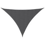 Vidaxl Sunshade Triangular 4x4x5,8 M Oxford Stoffanthrazit -gelöscht - afbeelding 2