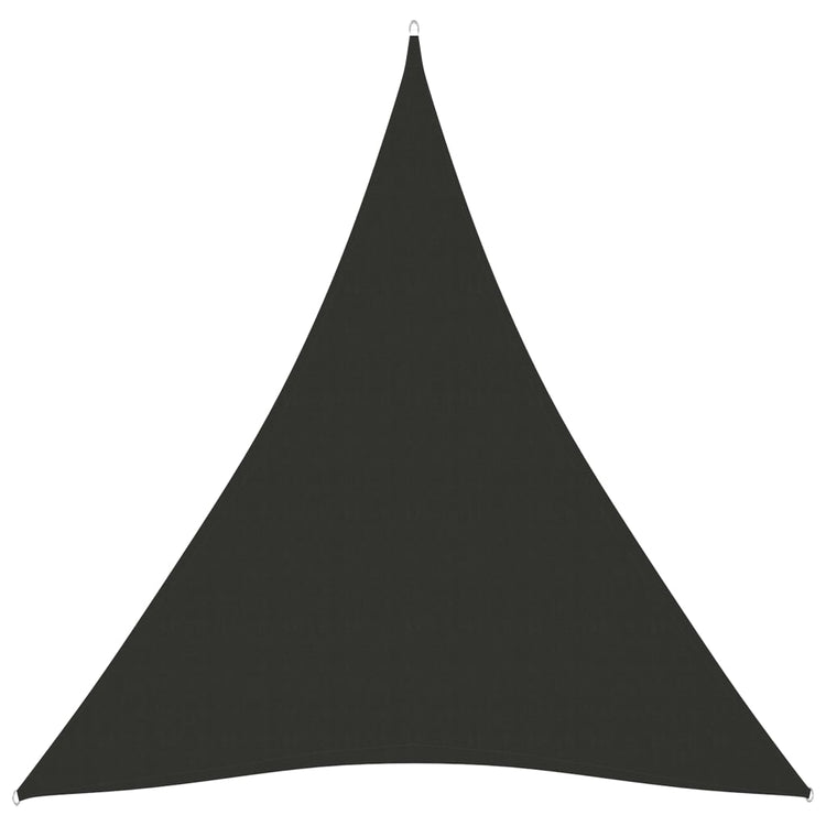 Vidaxl Sunshade Triangular 4x5x5 M Oxford Stoffanthrazit -gelöscht