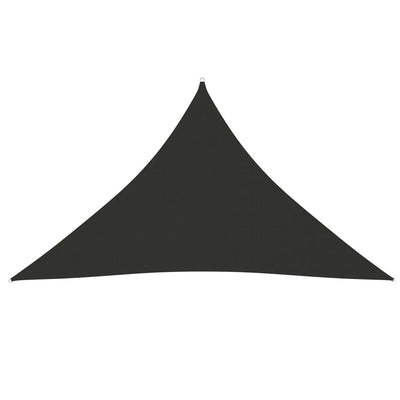 Vidaxl Sunshade Triangular 5x5x6 M Oxford Stoffanthrazit -gelöscht
