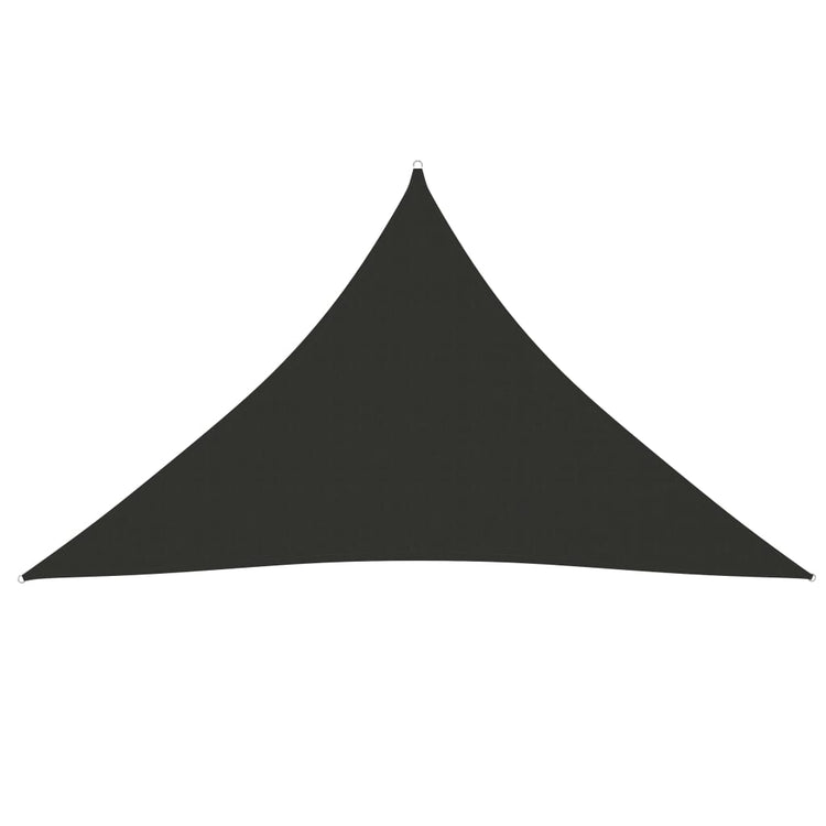 Vidaxl Sunshade Triangular 5x5x6 M Oxford Stoffanthrazit -gelöscht