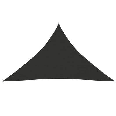 Vidaxl Sunshade Triangular 5x5x6 M Oxford Stoffanthrazit -gelöscht
