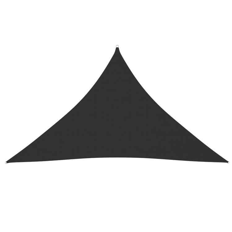 Vidaxl Sunshade Triangular 5x5x6 M Oxford Stoffanthrazit -gelöscht