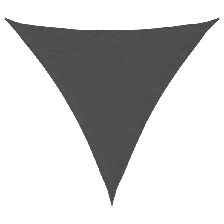 Vidaxl Sunshade Triangular 6x6x6 M Oxford Stoffanthrazit -gelöscht