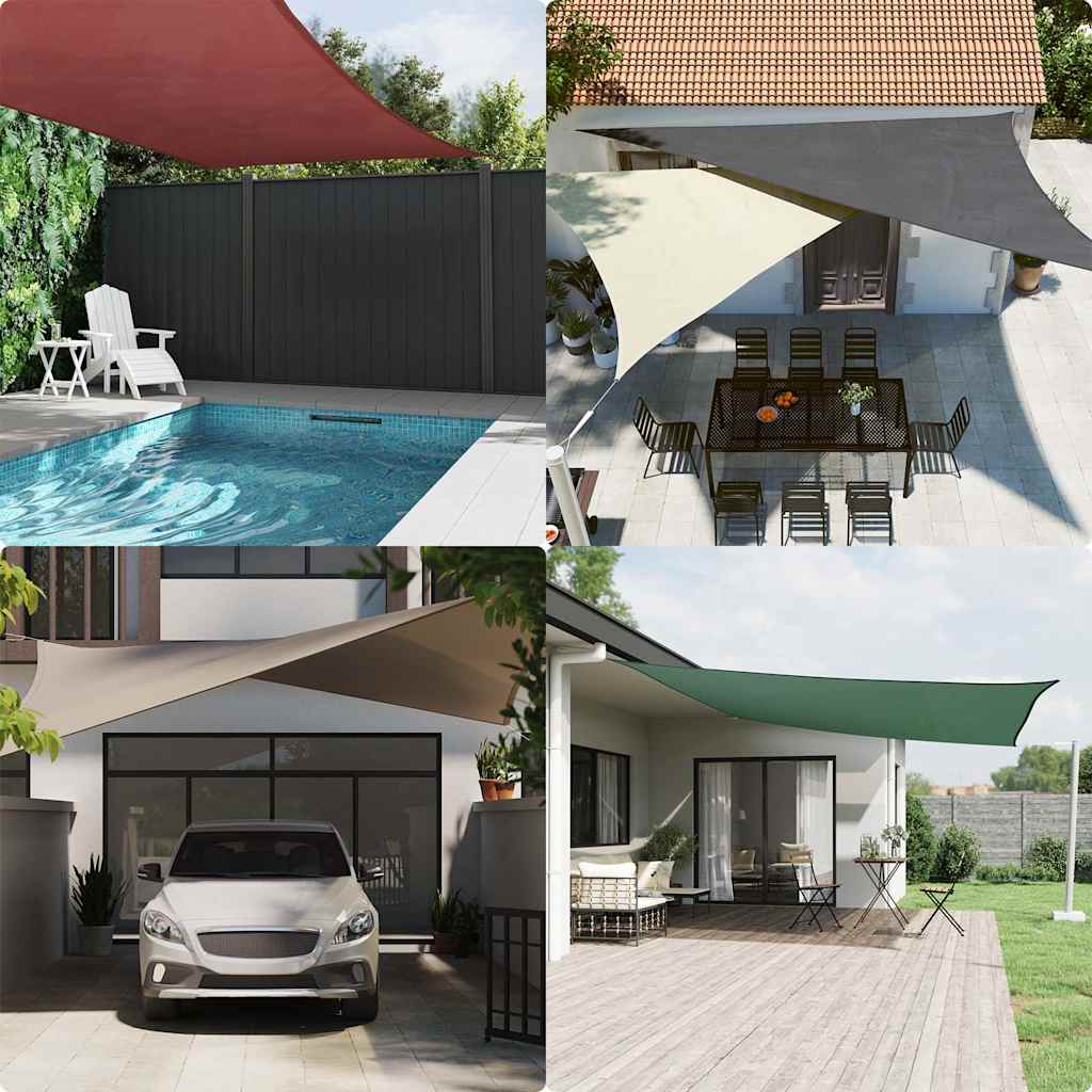 VIDAXL Sunshade Rechteck 2x2,5 M Oxford Stoff Beige