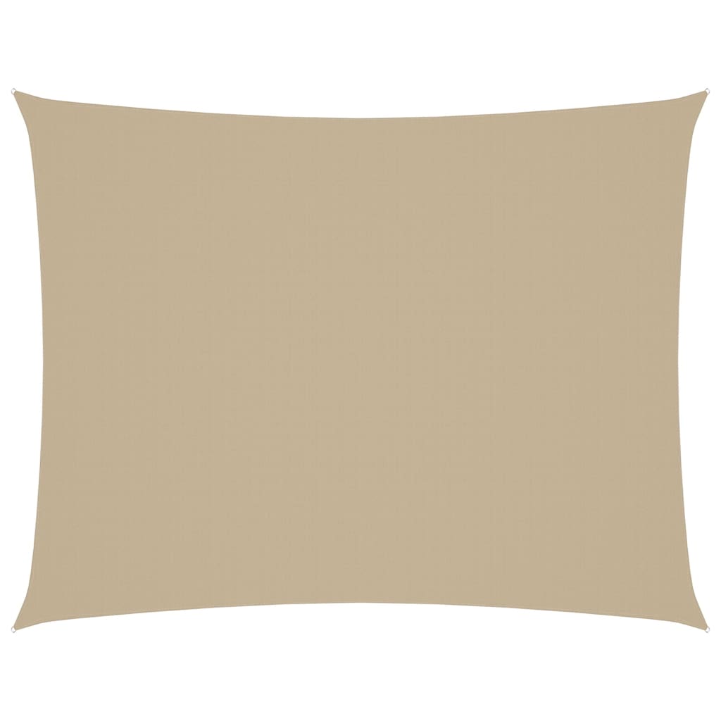 VIDAXL Sunshade Rechteck 2x3 M Oxford Stoff Beige