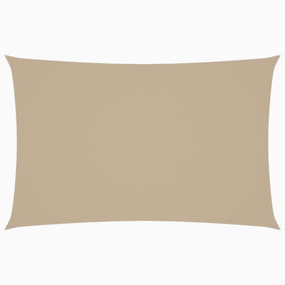 VIDAXL SUNSHADE Rechteckige 2x4,5 M Oxford Stoff Beige