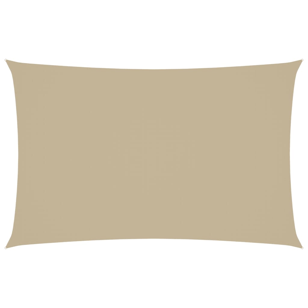 VIDAXL Sunshade Rechteck 2x5 M Oxford Stoff Beige