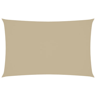 VIDAXL Sunshade Rechteck 2x5 M Oxford Stoff Beige