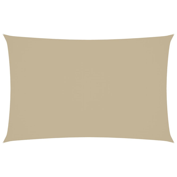 VIDAXL Sunshade Rechteck 2x5 M Oxford Stoff Beige