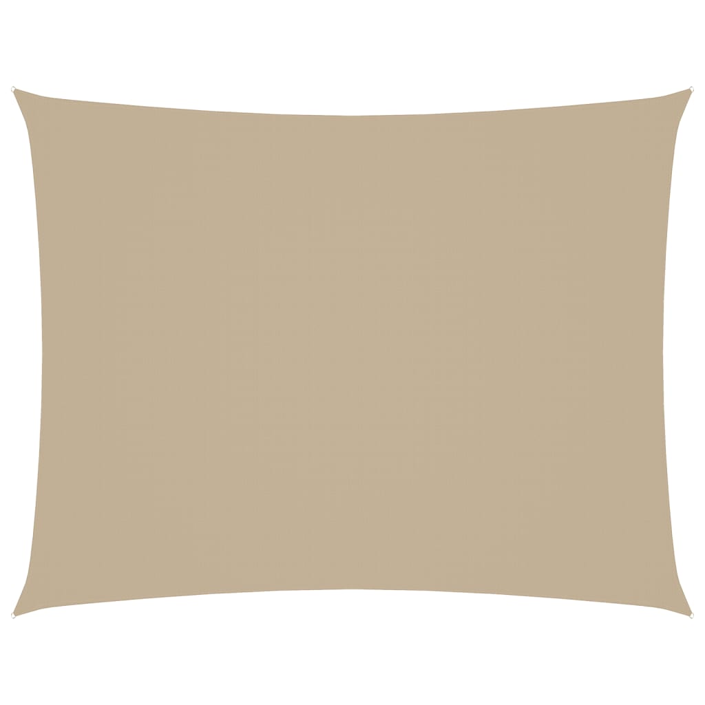 VIDAXL Sunshade Rechteck 2,5 x 4 M Oxford Stoff Beige