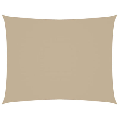 VIDAXL Sunshade Rechteck 2,5 x 4 M Oxford Stoff Beige