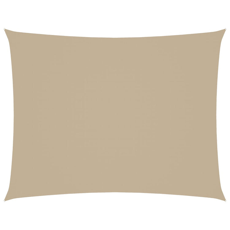 VIDAXL Sunshade Rechteck 2,5 x 4 M Oxford Stoff Beige