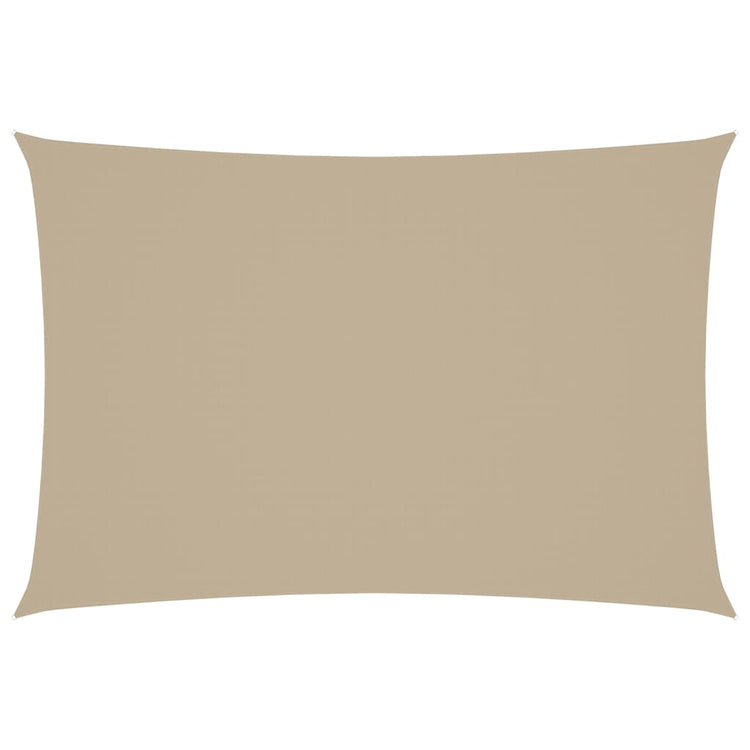 VIDAXL Sunshade Rechteck 2,5 x 4,5 M Oxford Stoff Beige