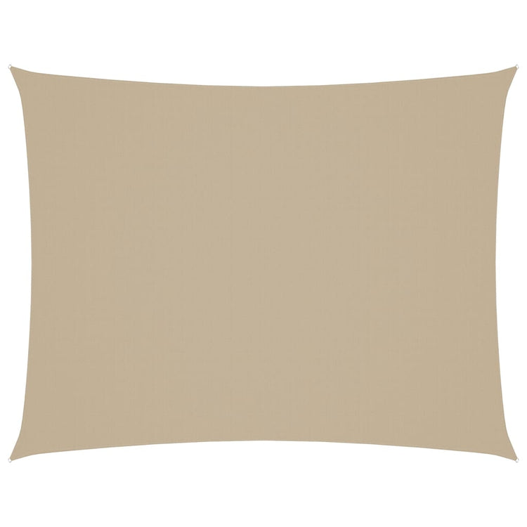 VIDAXL Sunshade Rechteck 3x4 M Oxford Stoff Beige