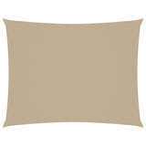 VIDAXL Sunshade Rechteck 3,5 x 4,5 M Oxford Stoff Beige - afbeelding 2