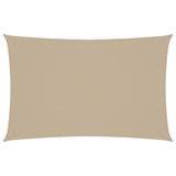 VIDAXL SUNSHAD RECHTANGULUR 4x7 M Oxford Stoff Beige - afbeelding 2