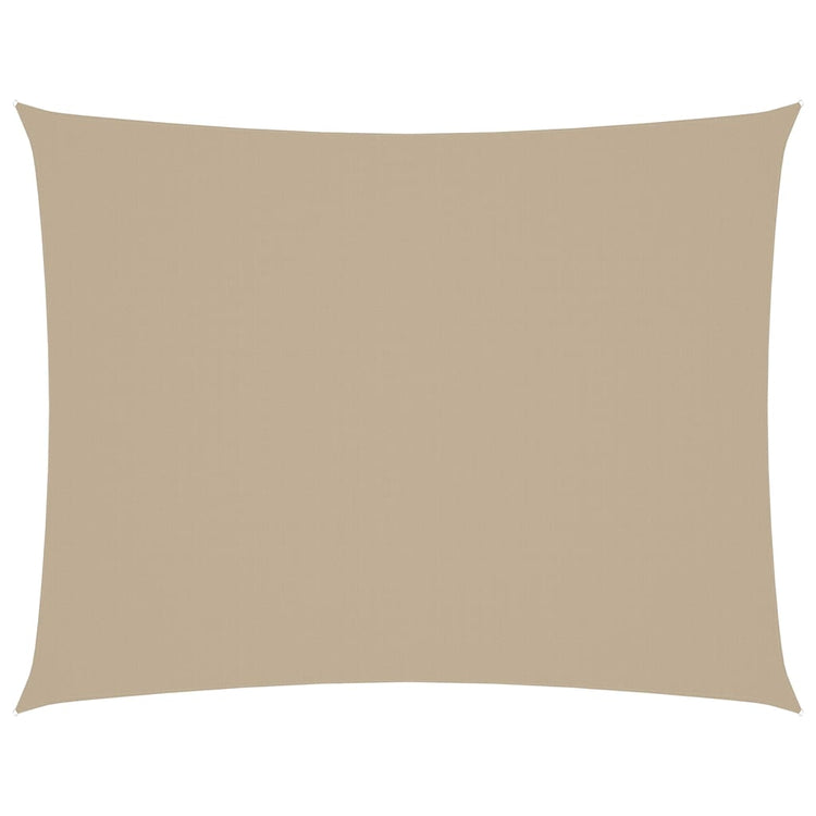 Vidaxx rechteckiger Sonnenschirm 5x6 m Oxford-Stoff beige