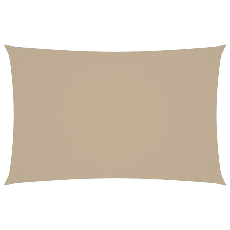 VIDAXL Sunshade Rechteck 5x8 M Oxford Stoff Beige