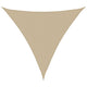 Vidaxl Sunshade Triangular 3x3x3 M Oxford Stoff Beige