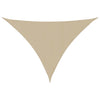 Vidaxl Sunchade Triangular 3x4x5 M Oxford Stoff Beige