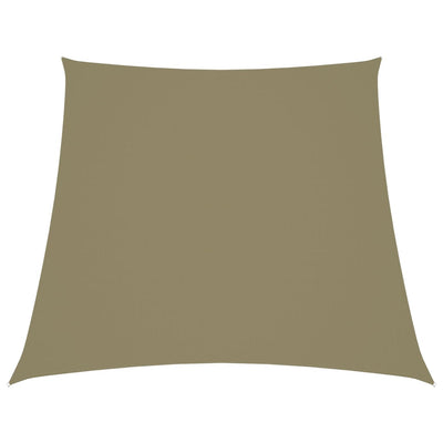 Vidaxl Zonnezeil Trapez 2 4x3 M Oxford Stoff Beige