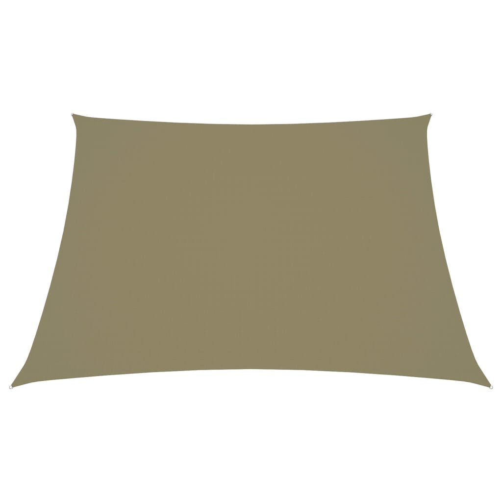 Vidaxl Zonnezeil Trapez 2 4x3 M Oxford Stoff Beige