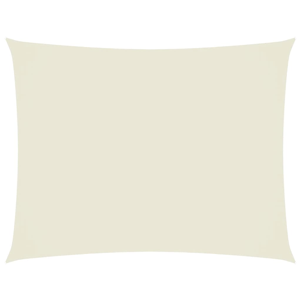 VIDAXL Sunshade Rechteck 2,5 x 3,5 M Oxford Stoff Crème -Colored