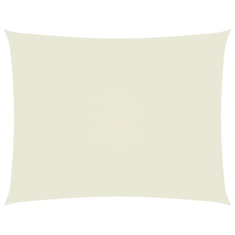 VIDAXL Sunshade Rechteck 2,5 x 4 M Oxford Stoff Crème -Colored
